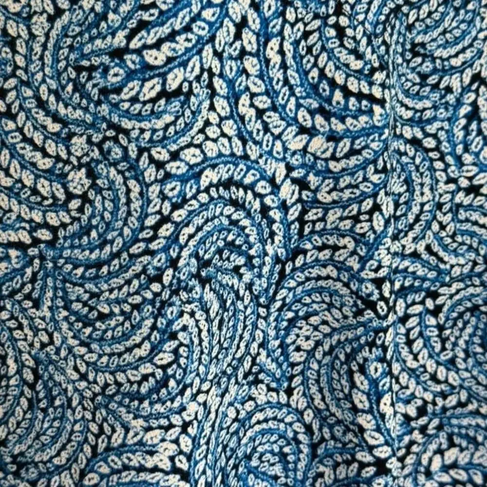 Michael Kors Grecian Blue Paisley Sleeveless Knee Length Shift Dress Size 3X NWT